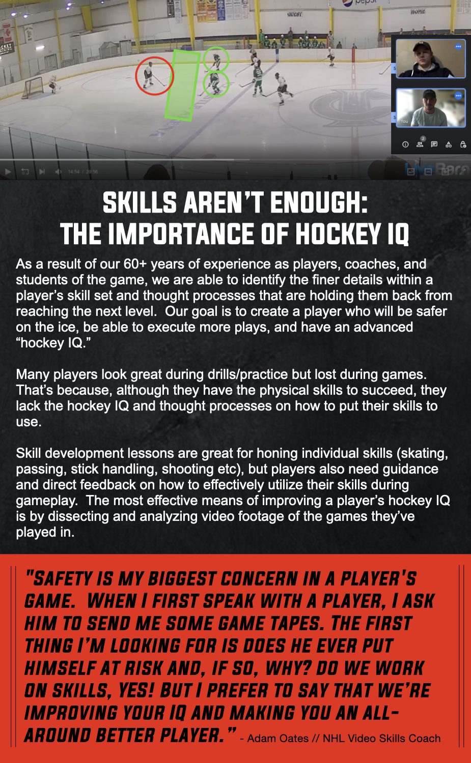 Hockey IQ / Video Analysis